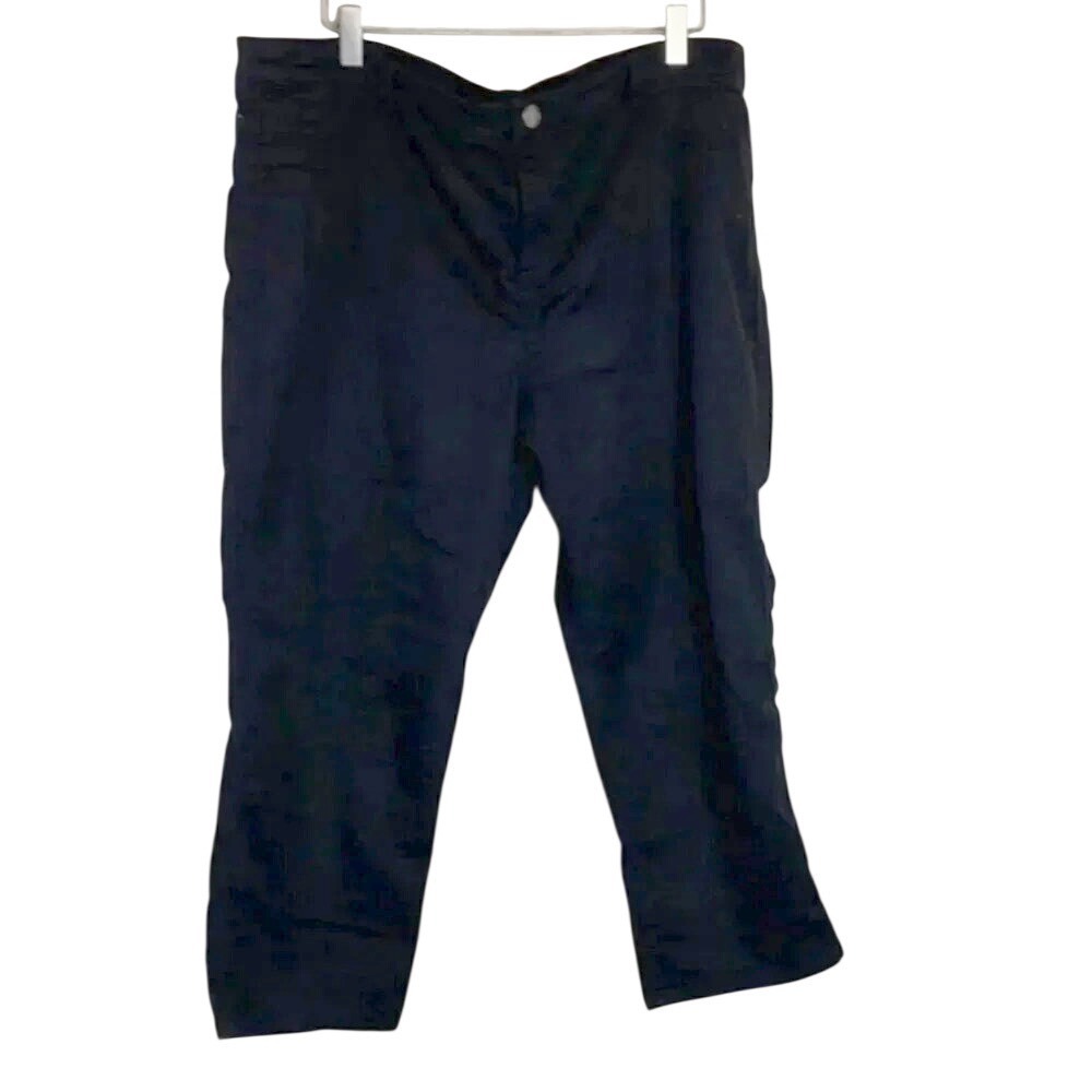 Style & Co Capri Pants 18 Black Stretch Cropped Mid Rise 5-Pocket Casual